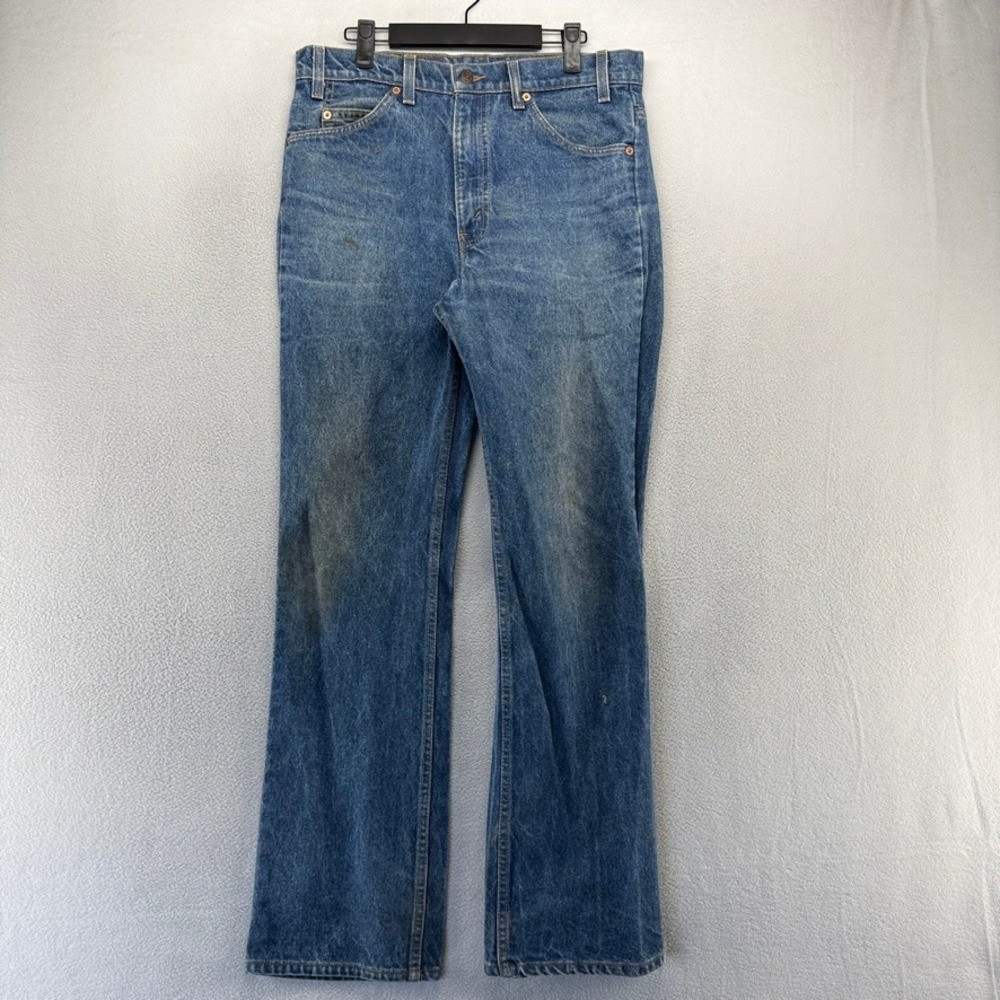 Vintage Levis Jeans men's 34x32 Blue Denim 517 Orange Tab Made In USA 90s Rodeo